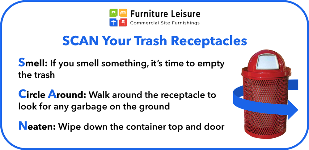 SCAN your trash cans regularly
